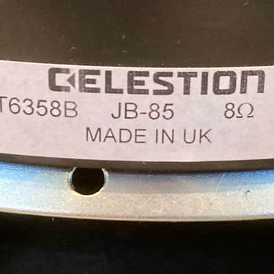 Celestion Joe Bonamassa UK MADE PAIR. JB-85 - Gold/Black image 5
