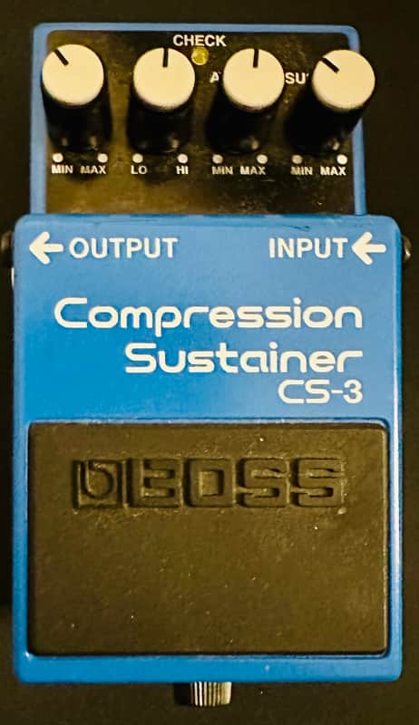 Boss CS-3 Compression Sustainer (Silver Label) 1997 - Present - Blue image 1
