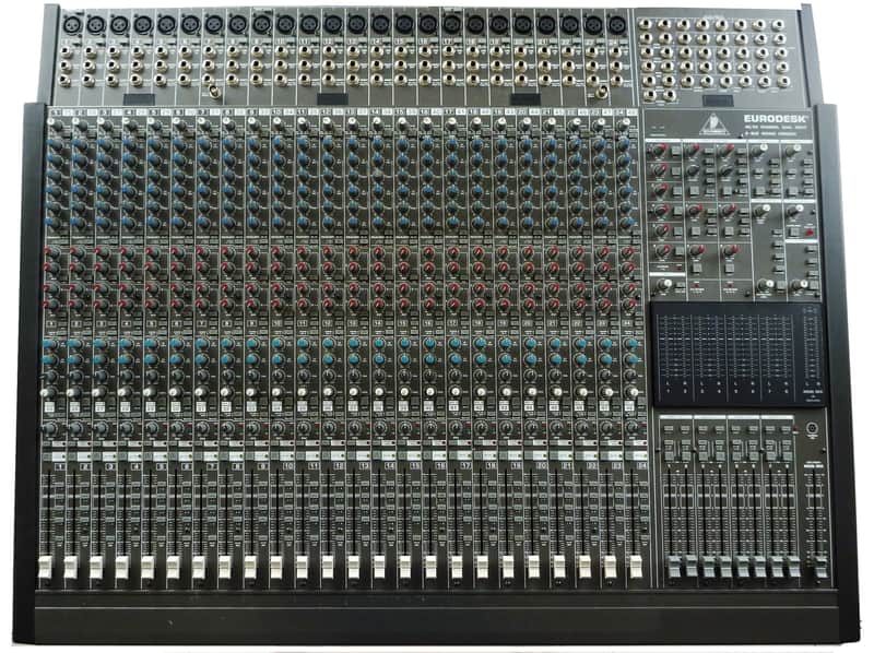 Behringer Eurodesk MX 8000 48/24 Channel 8-BUS Mixing Console With Power Supply image 1