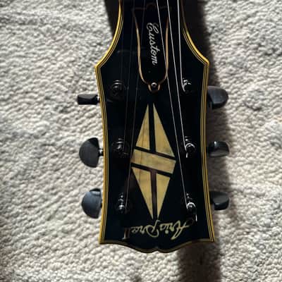 1980 Aria Pro II Les Paul Custom - Kirk Hammett Vibes - Ebony Blacked Out image 11