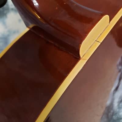 1975 Air Line Adjustable Bridge Dreadnought Flat Top Western Guitar Original Soft Shell Case image 8