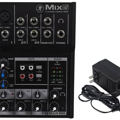 (2) Rockville BPA8 300 Watt 8" Powered Speakers+Mackie 5-Channel Mixer+Cables image 7