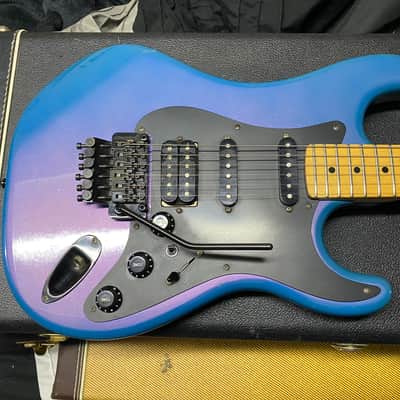 1986 Kramer Pacer Deluxe Rare Flip Flop blue with even rarer maple board! image 2