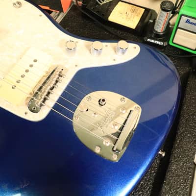 2023 Fender American Ultra Jazzmaster Cobra Blue w/ Maple Fretboard image 16