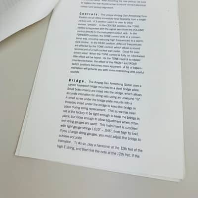 Ampeg Dan Armstrong ADA6 Owner’s Manual 2007 image 3