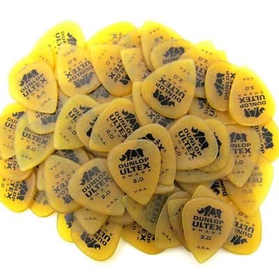 Dunlop Guitar Picks 72 Pack Ultex Sharp 2.0mm (433R) Bild 1