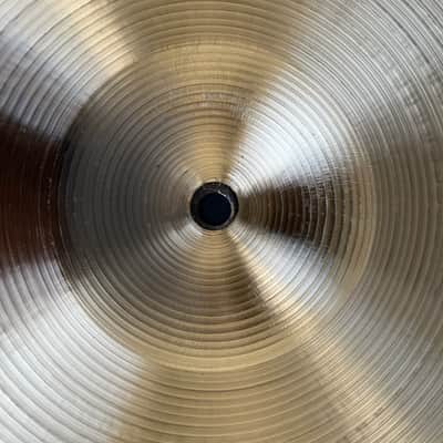 1990's A Zildjian Mixed Set 14" New Beat Hi-Hats - Natural Finish (ID-Lot-18) image 9