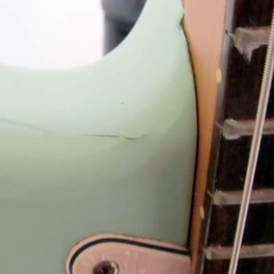 Used Fender Limited Edition Tom DeLonge Signature Stratocaster Surf Green See Photos and Description VGC image 8