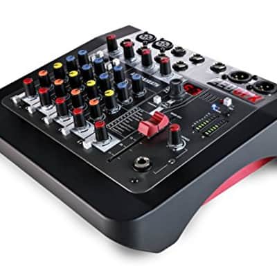 Allen & Heath ZED-6FX Compact 6 Input Analogue Mixer + Case + Headphone + Mic & Instrument Cables image 2