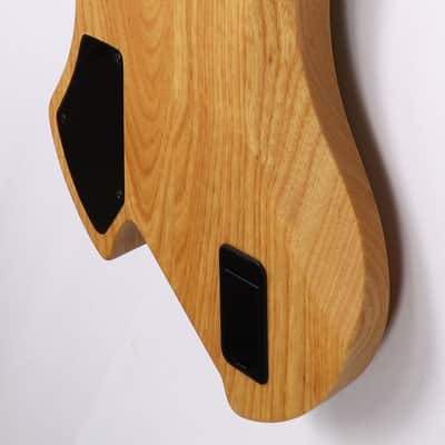 Agile 8 String Multi-Scale Fan Fret Headless Electric Guitar CHIRAL NIRVANA 82528 EB MOD SS Natural Flame image 6