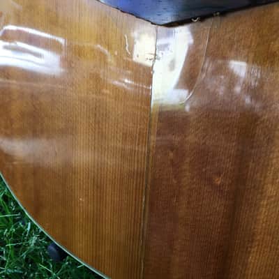 1968 Ovation Original Balladeer Prototype/Experimental Shiny Bowl Natural OHSC image 5