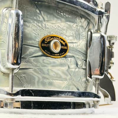 Slingerland 20/12/14/5x14" Radio King Early 60's 5n Modern Jazz Outfit - Sky Blue Pearl image 15