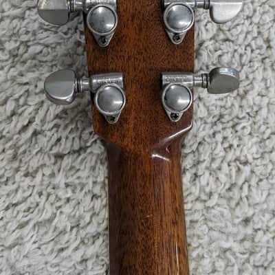 B C Rich Model B-38 Natural Acoustic Guitar from the mid 1970's w/ gig bag B.C> image 6