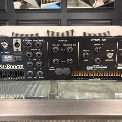Mesa Boogie Quad Preamp with FU-2A Footswitch; IIC+ and III; Midi Capable image 8