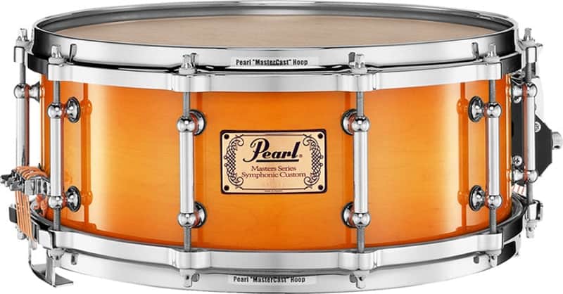 Pearl 14X5.5 SYMPHONIC 6-PLY MAPLE SNARE DRUM imagen 1