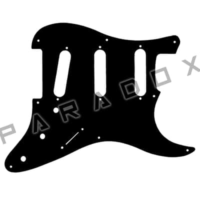 Custom Pickguard For 1994 Made in America Peavey Predator - Solid Black Thin .060" image 1