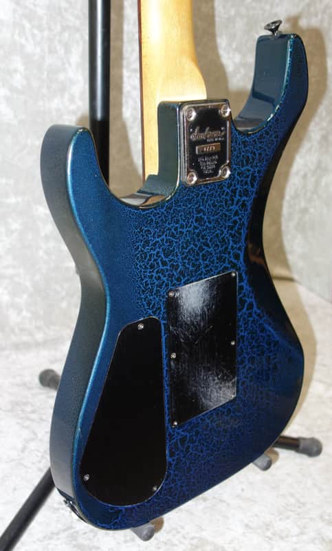 1988 USA Jackson HS Dinky in Crackle Blue signed by Grover Jackson