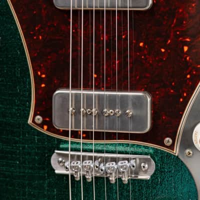 Novo Custom Shop Miris J Semi-Hollow Electric Guitar - Matrix Sparkle with Gig Bag image 10
