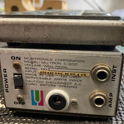 Musitronics Mu-Tron C-200 Wah image 3