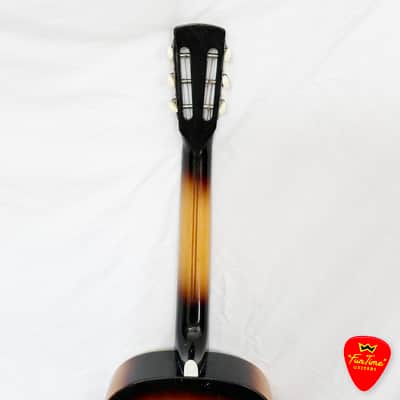 1960s Lignatone Parlor Guitar Vintage Brownburst Acoustic – Made in Czechoslovakia – “Bo” image 9