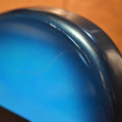 Kramer Pacer Deluxe Custom Lefty 1983 - Metallic Blueburst image 10