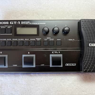 Boss GT-1 Guitar Effects Processor 2016 - Present - Black image 1