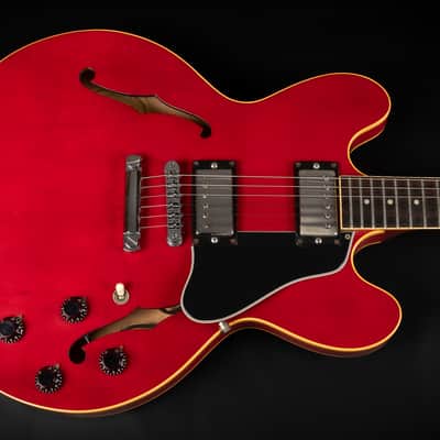 1990 Gibson ES-335 Dot Reissue - Cherry | Vintage USA Post Norlin Era Semi-Hollow Bill Lawrence Humbucker | OHSC image 4