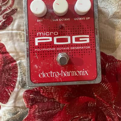 Electro-Harmonix Micro POG Polyphonic Octave Generator 2007 - Present - Red / Gray image 1