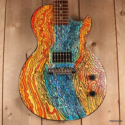 Epiphone Les Paul Junior Custom Art guitar KOREA - Custom image 1