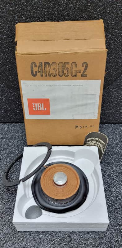 JBL C4R305G-2 Genuine Factory Drop-In Re-Cone Kit (NOS) image 1