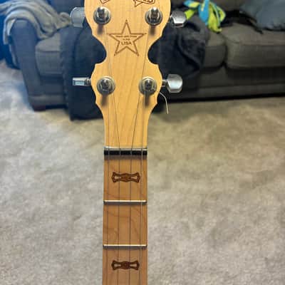 Left handed Deering Goodtime Two (2) 5 String Banjo 2010s - Natural image 5