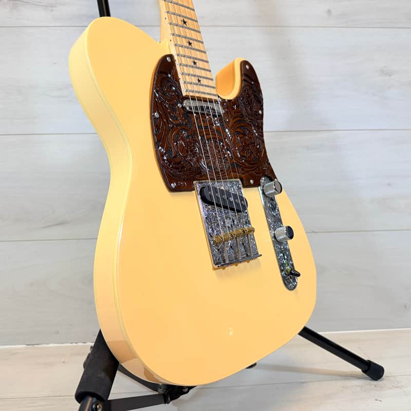 Unknown Custom Telecaster Partscaster Electric Guitar Warmoth Neck Rio Grande Tallboy Fender Noiseless w/ Hard Case image 1