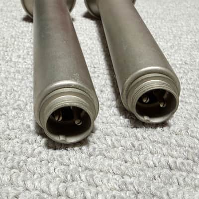 Aiwa DM-68 Stereo pair Vintage microphone w/cable, holder, case image 7