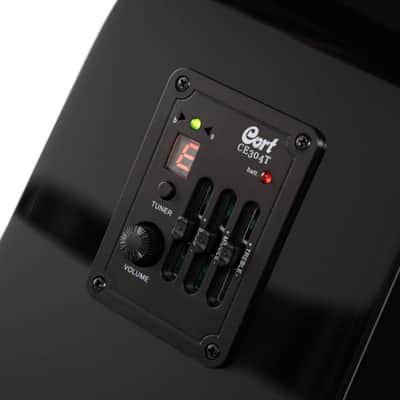 Cort Earth60CEBK | Acoustic / Electric Dreadnought, Gloss Black. New with Full Warranty! image 12