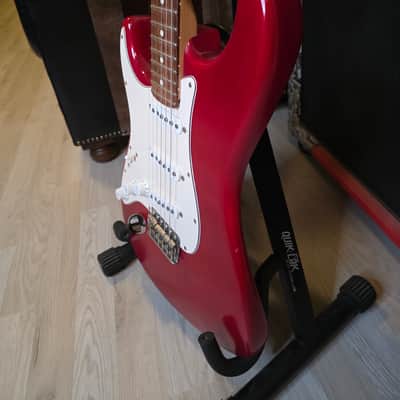 Fender Stratocaster Highway One USA LH Left Hand 2004 - Crimson Red Transparent Nitro Finish American Strat image 9