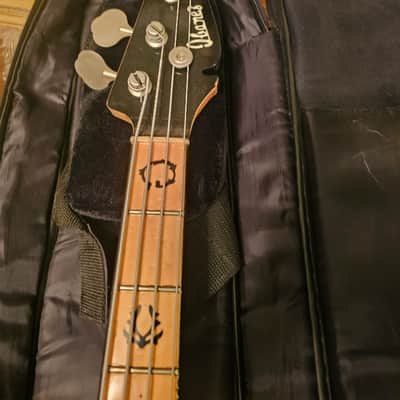 1978 Ibanez 2609B Professional Black Eagle Double Cutaway 4-String Bass with Maple Fretboard - Black image 14