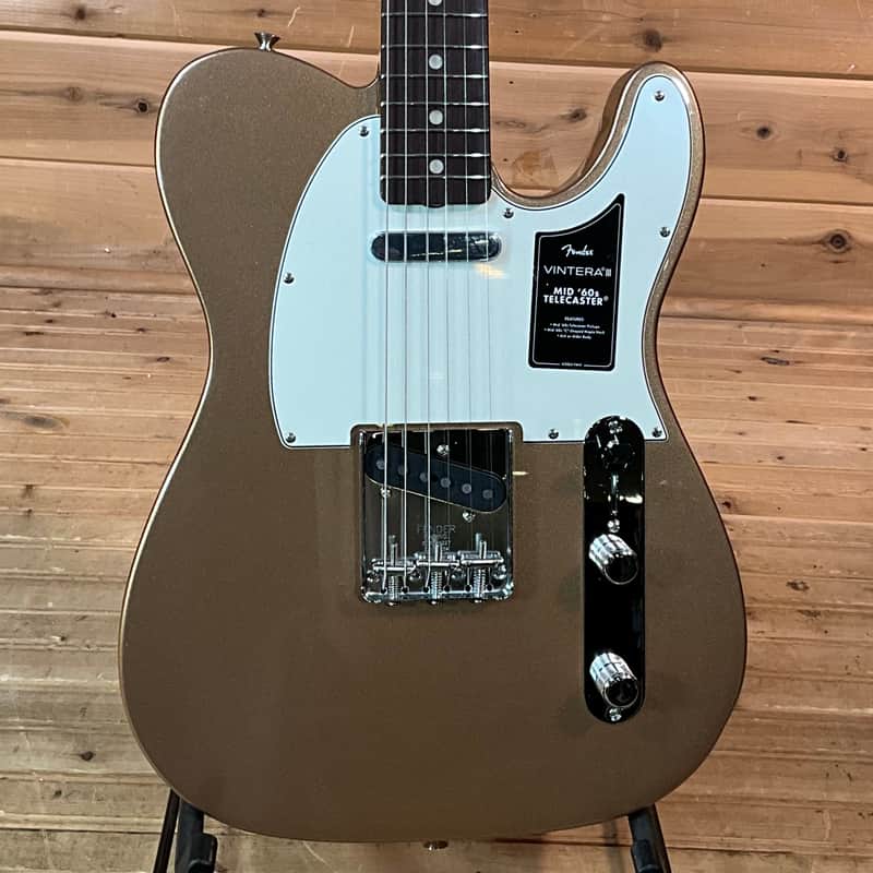 Fender Vintera III Mid 60s Telecaster Electric Guitar - Firemist Gold image 1