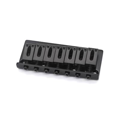 KD By AxLabs 7-String Hardtail Bridge - String-Through-Body, 10.8 mm Spacing - Satin Black image 1