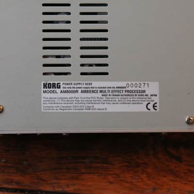 Korg AM8000R Rackmount Ambience Multi Effect Processor Bild 5