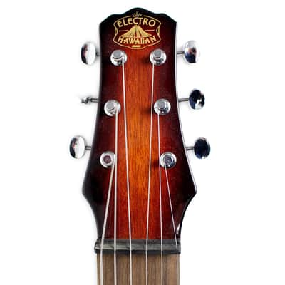 Used Asher Electro Hawaiian Junior Lap Steel Electric Guitar Sunburst image 5