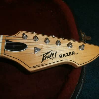 Vintage 1983 Peavey Razer Electric Guitar w/ Case! Rare Red Finish, USA! image 5