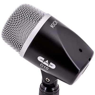 CAD Audio 7 Piece Drum Mic Pack - Includes Kick Mic, Snare Mic, 3 Tom Mics and 2 Overhead Condenser Mics, Black (STAGE7-U) image 2