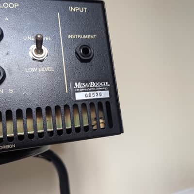 Mesa Boogie Quad Preamp with FU-2A Footswitch 1980s - Black image 4