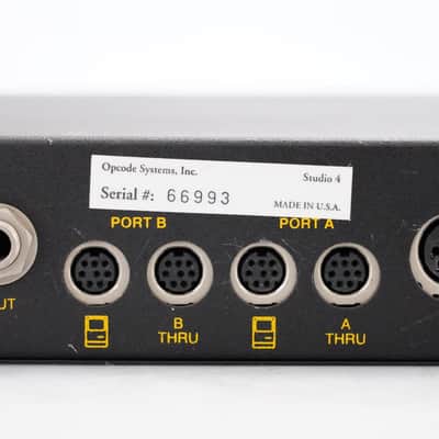 Opcode Systems Studio 4 8x8 MIDI Interface & Patchbay w/ Original Manuals #53338 image 13
