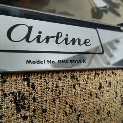 Airline tube amplifier GHC 9028A 8"speaker, similar to Harmony, mid-60's, works image 2