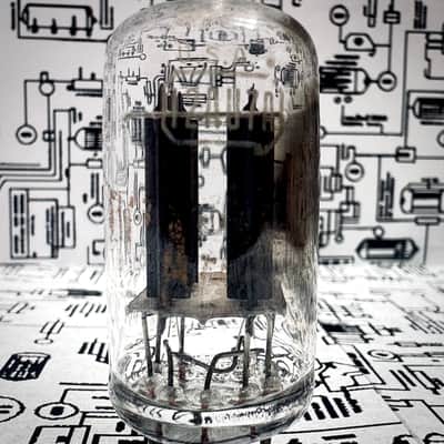 RCA 12AU7A 1950s Black Plates D-Getter - Tested image 8