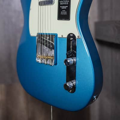 Fender Vintera '60s Telecaster Modified Electric Guitar, Pau Ferro Fingerboard, Lake Placid Blue 0149893302 image 3