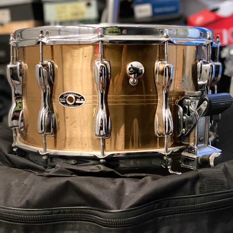 Slingerland Magnum Spitfire Vintage Brass 14x8 Snare Drum image 1