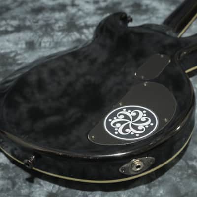 Schecter Scorpion Tribal Bass Left Handed with Darkglass Tone Capsule preamp and Bartolini Pickups image 13