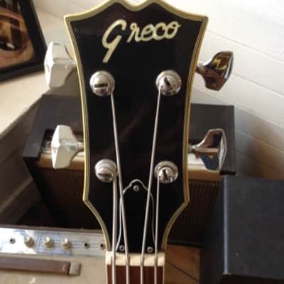1960s Greco Hollowbody Bass Guitar image 3